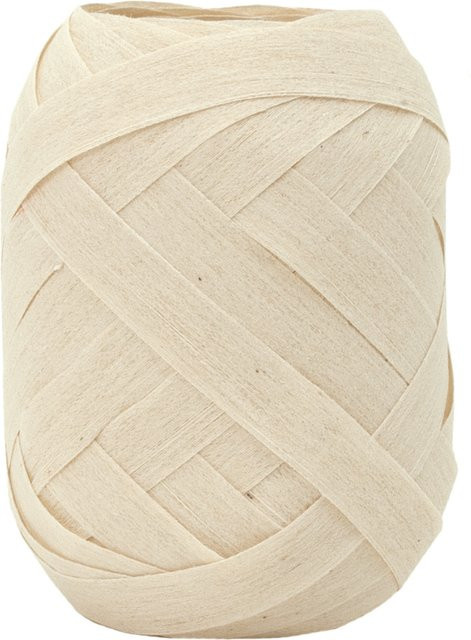 GOLDINA Baumwoll-Ringelband aus Baumwolle in Natur/Beige, Breite: 10 mm, Länge: 12 m - Bild 1