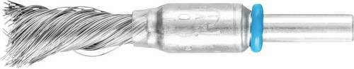 PFERD TOOLS Singletwist Pinselbürste PBGS 1210/6 gezopft aus Edelstahl mit Ø 12 mm und Schaft-Ø 6 mm, Silber - Bild 1