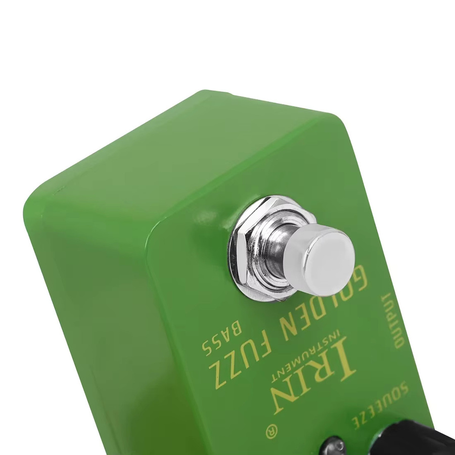Irin RS-20 Golden Fuzz Bass Effektpedal in Gold und Grün für E-Gitarren und Bass mit True Bypass - Bild 4