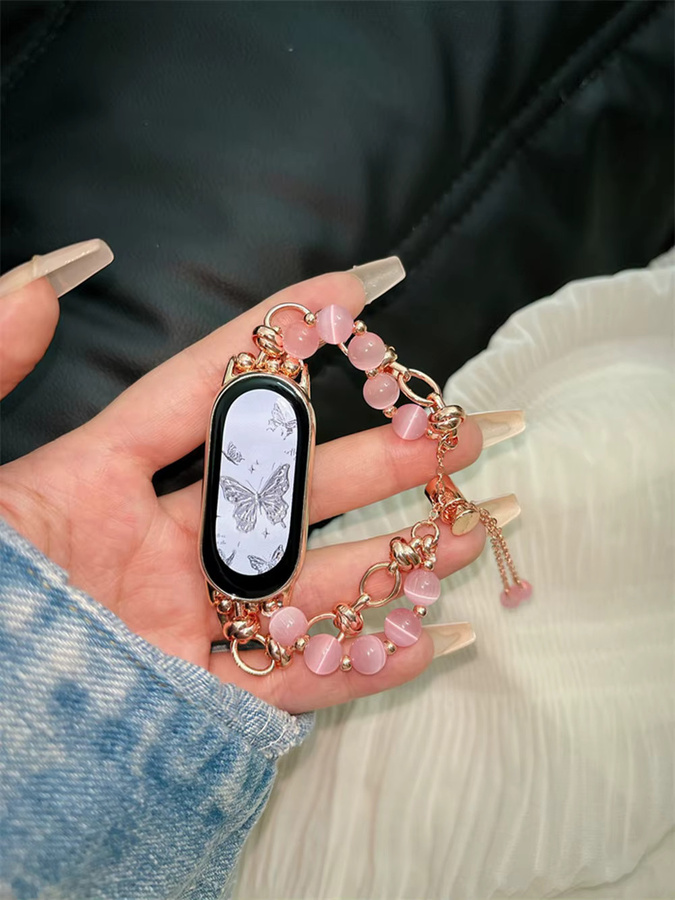 iwujiao Uhrenarmband Edelstahl, Roségold, Unisex - Bild 2