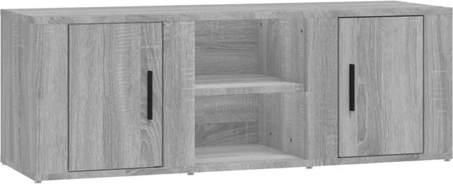 vidaXL TV-Schrank Grau aus Holzwerkstoff für dein Wohnzimmer B/T/H: 100 x 31,5 x 35 cm - Bild 1