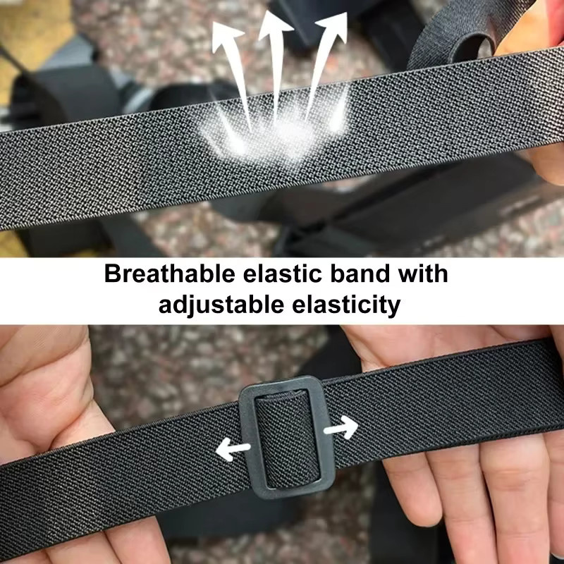 VIKEFON 5-in-1 Montagehalter für Mobiltelefone mit Brustgurt für Videoaufnahmen und Live-Übertragungen, Schwarz - Bild 3