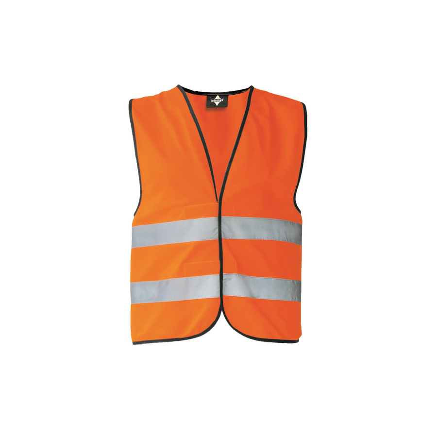Korntex Warnweste Wolfsburg Signal-Orange nach EN ISO 20471 Class 1 für Herren - Bild 2