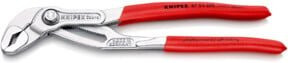 Knipex Cobra Hightech-Wasserpumpenzange rot verchromt mit rutschhemmendem Kunststoffüberzug 250 mm - Bild 1