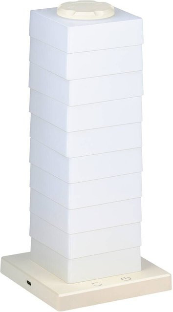 Grundig Tischleuchte in Weiß mit Touch-Funktion und warmweißem Licht, B/T/H: 11,5 x 11,5 x 25,5 cm - Bild 1