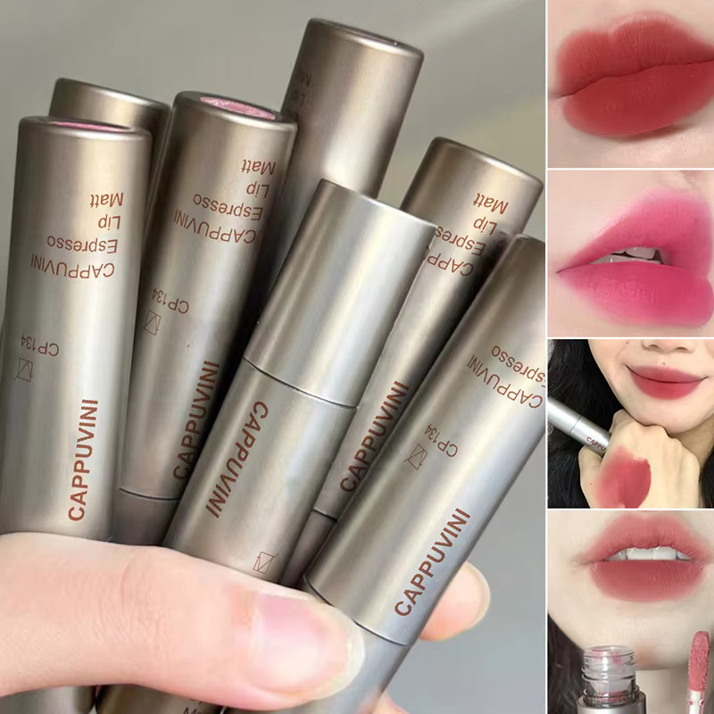 Cappuvini Lippenstift, Flüssig, Matt, Silber-Tube - Bild 2