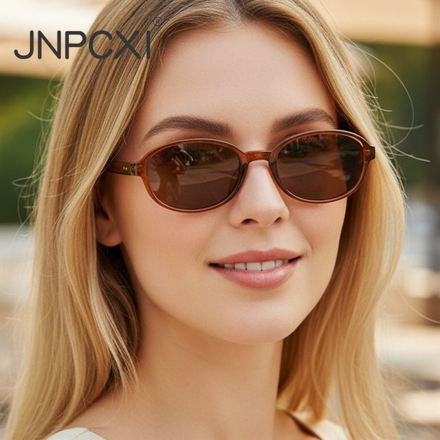 JNPCXI Sonnenbrille, oval, Vollrand, brown, unisex - Bild 1
