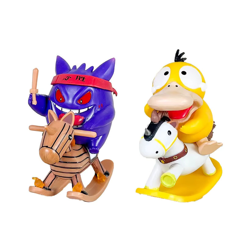 Potdemiel Pokémon Schaukelpferd Anime-Figur, Spielzeugmodell, Kunststoff - Bild 2