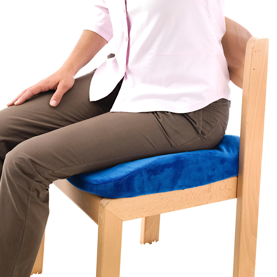 Vital Comfort Sitz- und Rückenkissen aus Memory Foam in Blau für Damen und Herren - Bild 3