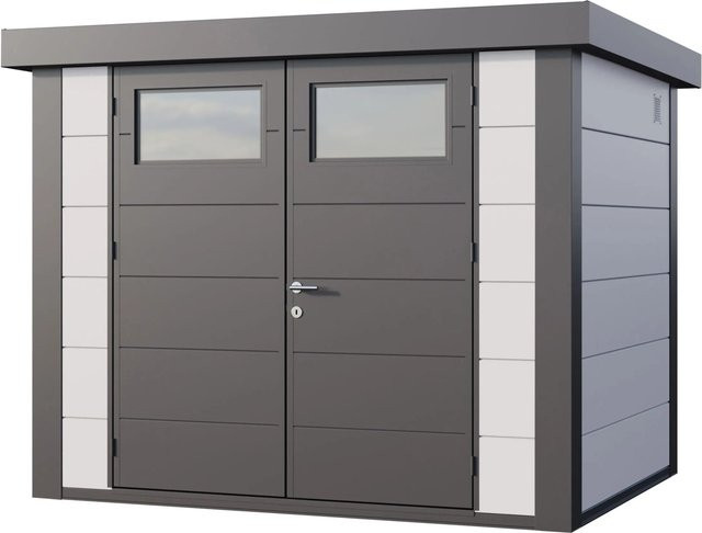 Telluria Gerätehaus Classico in Weiß B/H/T: 288 x 219 x 228 cm - Bild 1