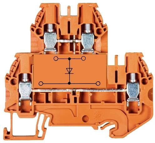 Wieland Electric 58.504.8155.9 Funktionsklemme Orange, 100 Stück - Bild 1