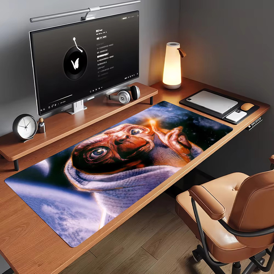 E-E.T The E-ExtraS T-Terrestrial Mauspad in Multicolour, rutschfeste Schreibtischunterlage aus Gummi für Gamer und Büro - Bild 5