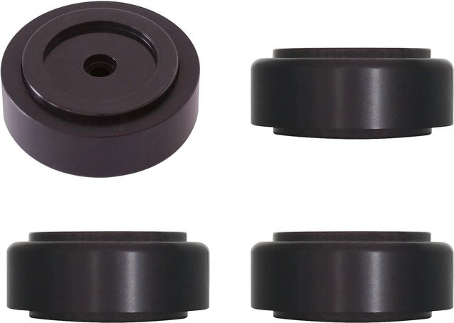 Dynavox Gerätefüße aus Aluminium, 4 Stück, Schwarz - Bild 1