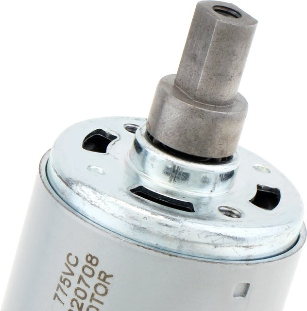 ChgImposs Elektrischer Gebläsemotor 775 Gleichstrommotor, 18–21 V, 15.000 U/min, Silber - Bild 1