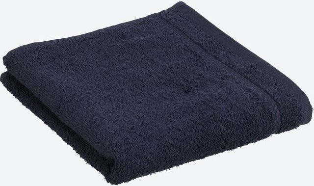 NKD Frottee-Handtuch CLASSIC aus 100% Baumwolle, Navy Blau, B/H: 50 x 100 cm - Bild 1