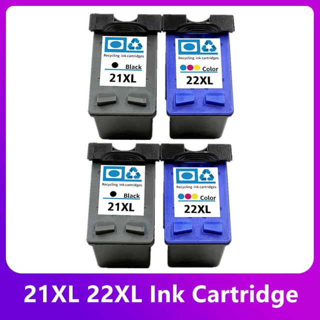 Kompatible Tintenpatronen Ersatz für HP 21 22 XL Schwarz für Deskjet F2180 F2280 F4180 F2200 F380 Drucker - Bild 1