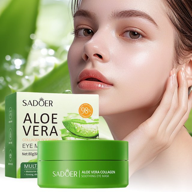 SADOER Aloe Vera Kollagen Augenmaske, 60 Stück - Bild 1