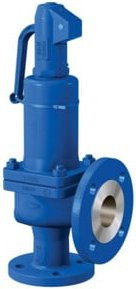 Flamco Meibes Sicherheitsventil DN 50x80 Flanschenventil aus Messing in Blau, Druckbereich 1-10 bar - Bild 1