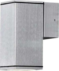 Konstsmide AL Halogen Wandleuchte für den Garten in Grau aus Aluminium mit GU10 Fassung - Bild 1
