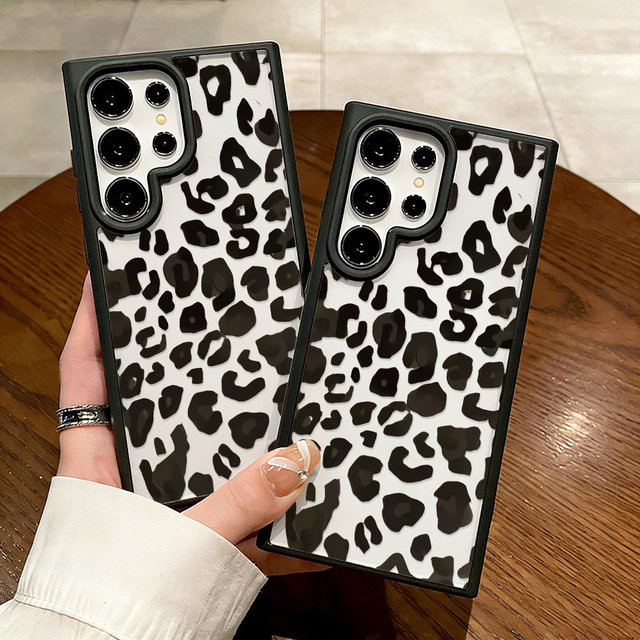 Leoparden Handyhülle aus weichem Silikon für Samsung Galaxy A-Serie in Multicolour - Bild 1