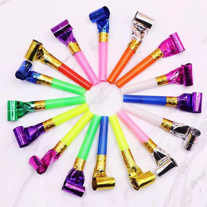 IFITU PUBO Blowout Lange Nase Pfeife, 10-teiliges Set, Party Noise Generator - Bild 2