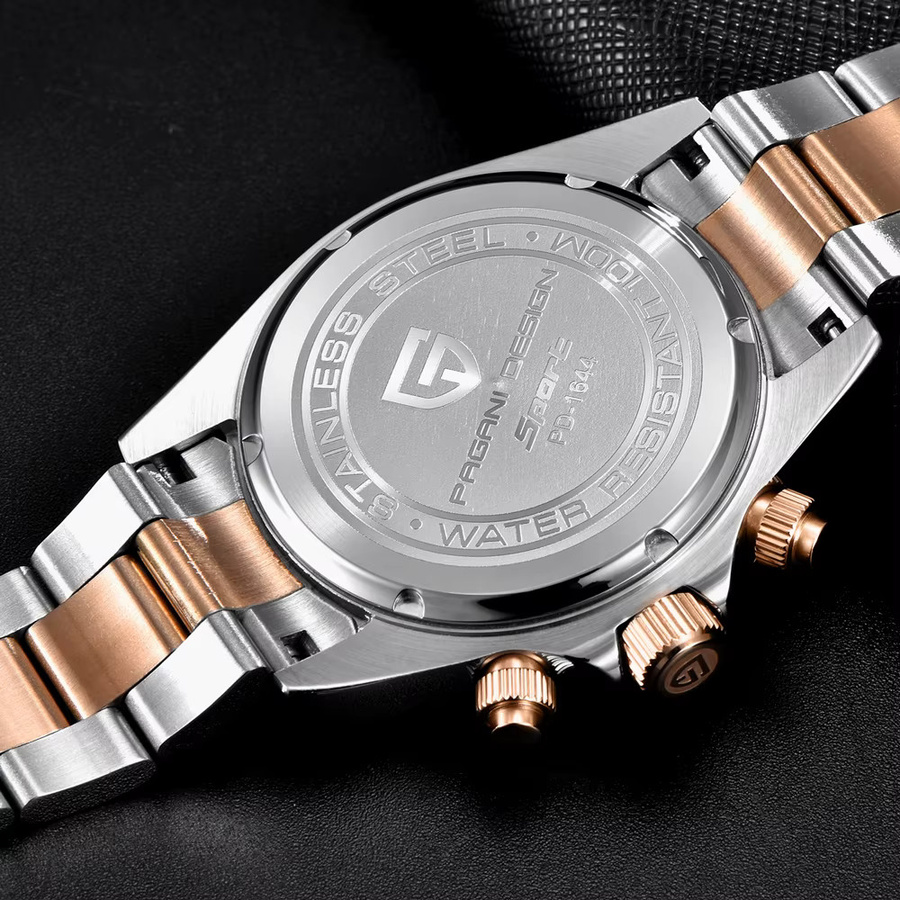PAGANI DESIGN Chronograph, Quarz, Edelstahl, Herren - Bild 4
