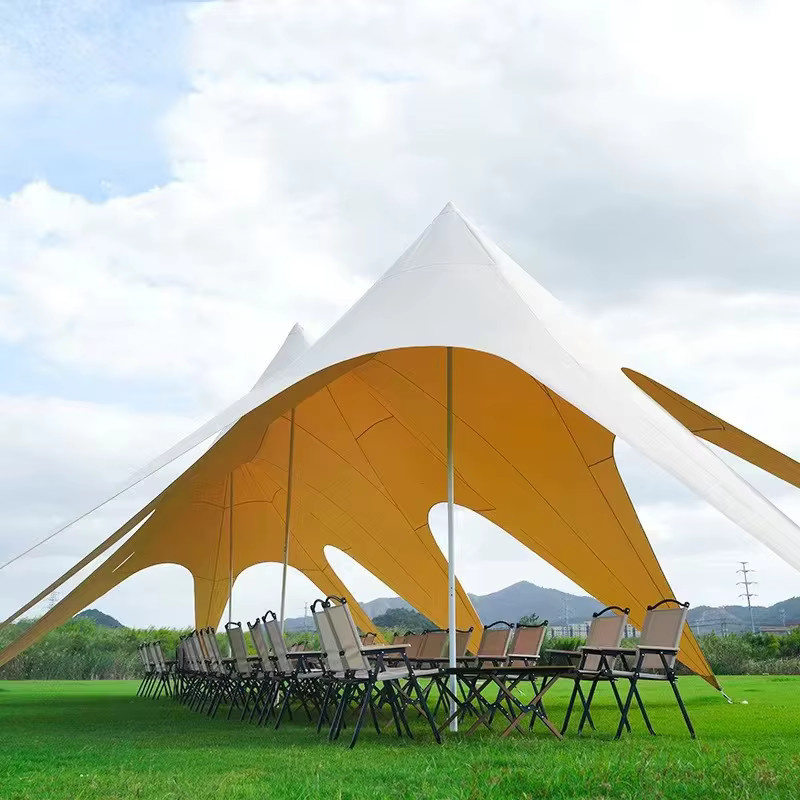 XMSJ Luxus Outdoor Camping Zelt mit Überdachung für 40 Personen für Hochzeiten, Partys und Events, 20m - Bild 5