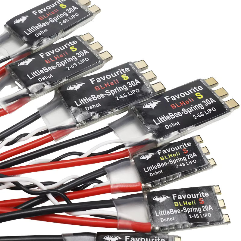 LITTLEBEE SPRING 20A / 30A Bürstenloser ESC, 4-teiliges Set, Schwarz, Metall - Bild 3
