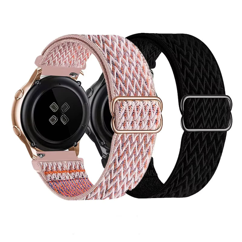 TINUORA Uhrenarmband Nylon geflochten, Bunt, Unisex, 20mm 22mm - Bild 3