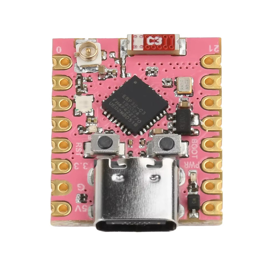 diymore ESP32-C3 Super Mini Plus Entwicklungsboard mit WiFi und Bluetooth 5.0 in Rot - Bild 2