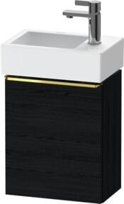 Duravit Waschtischunterschrank D-Neo Wandmontage, Farbe Schwarz, B/T/H: 36,4 x 22,2 x 44 cm - Bild 1