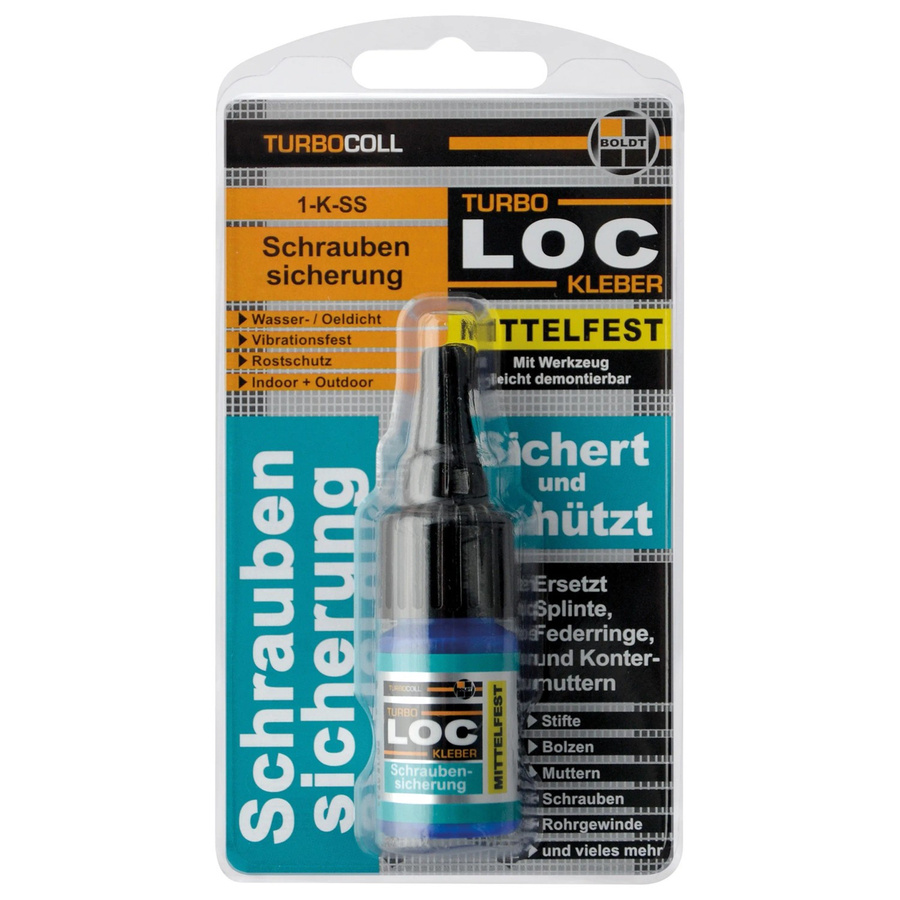 Boldt Turbocoll TurboLoc Mittelfeste Schraubensicherung aus Cyanacrylat, 5 g - Bild 2