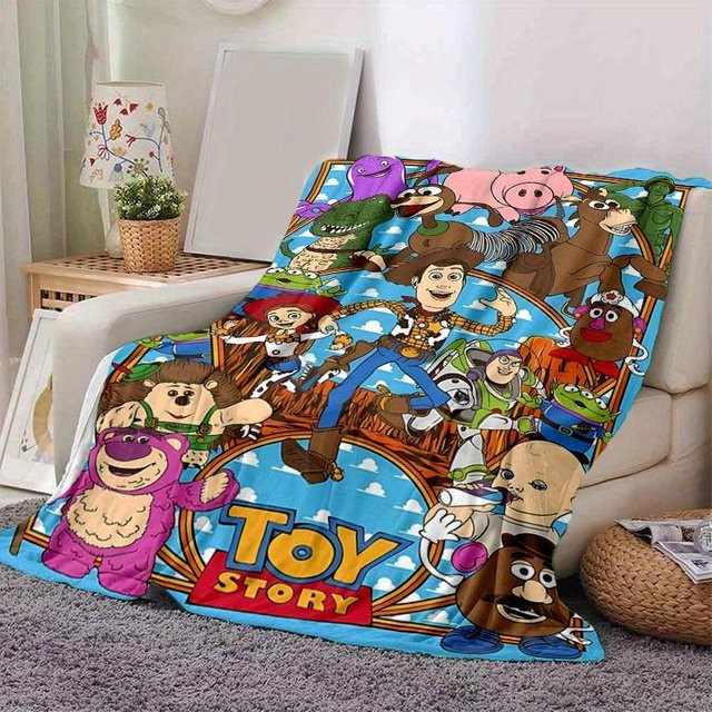 Toy Story Flanell-Decke von Yun Heng Three, Mehrfarbig, B/H: 80 x 120 cm - Bild 1