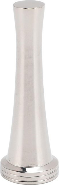 CosyHome Kaffee Tamper aus Edelstahl für Kapseln und Kaffeepulver, Farbe: Weiß/Silber - Bild 1