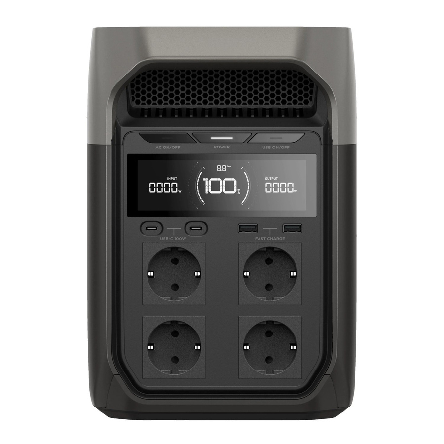 EcoFlow DELTA 3 Tragbare Powerstation Grau 1024 Wh - Bild 2
