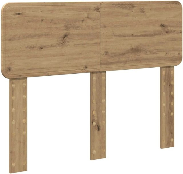 vidaXL Kopfteil Artisan-Eiche in Braun aus Holzwerkstoff, Breite: 120 cm - Bild 1