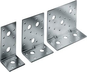 Winkelverbinder Simpson Strong-Tie AE76 aus verzinktem Stahl, B/T/H: 90 x 48 x 76 mm - Bild 1