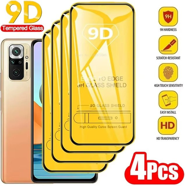 9D Gehärteter Glas Displayschutz für Samsung Galaxy A55 5G, A54, A53, A52, A51, A35, A34, A33, A32, A31, A25, A24, A14, A15, A13, A22, A06, A05 in Transparent - Bild 1
