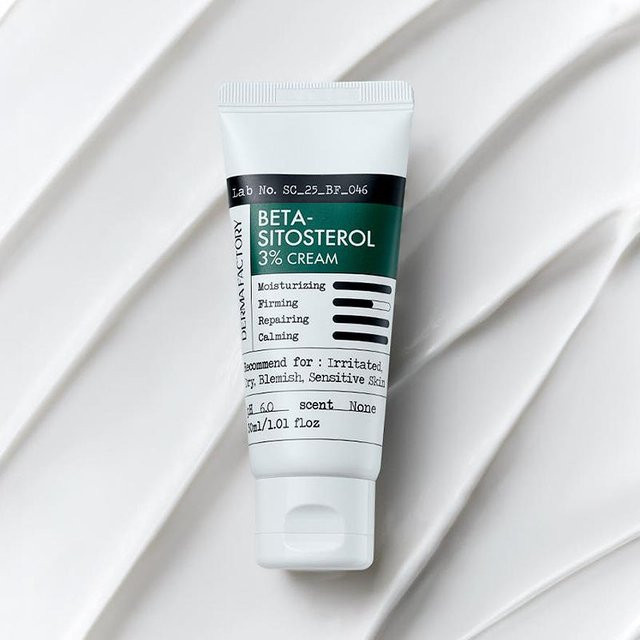 The Derma Factory Beta-Sitosterol 3% Creme, 30 ml, für empfindliche und trockene Haut - Bild 1