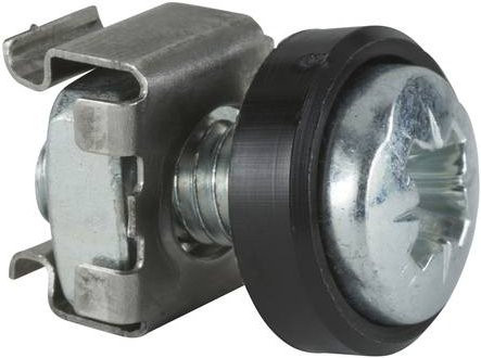 Schneider Electric Actassi Schraubensatz M6x16 mit Unterlegscheiben, Phillips, verzinkter Stahl, Silber, 50 Stück - Bild 1