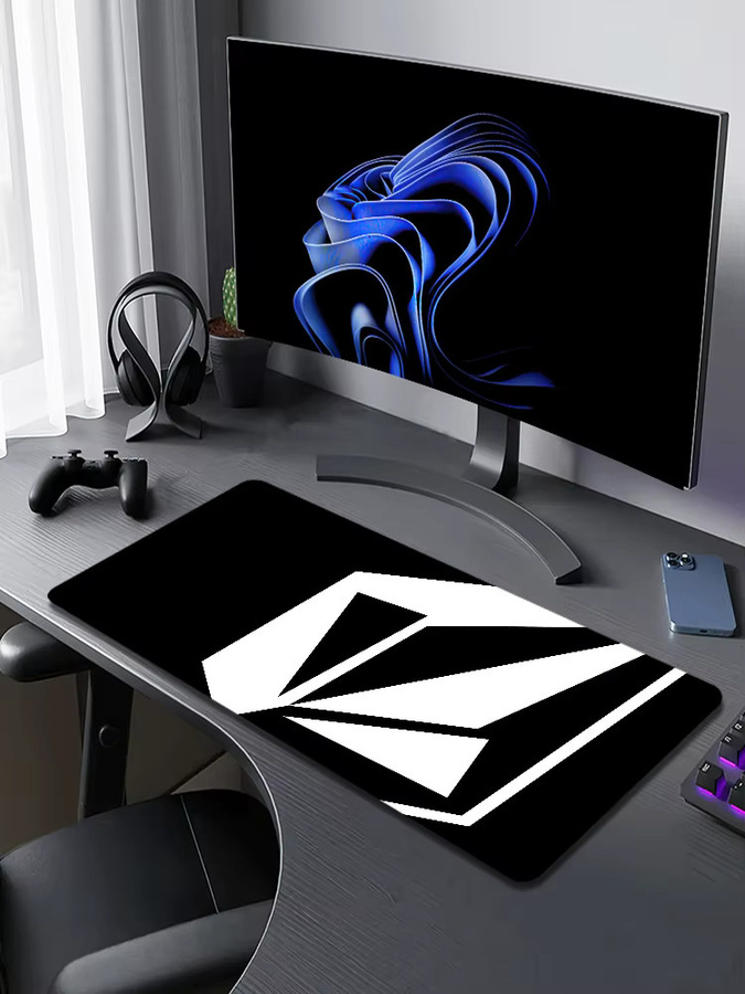 Volcom Mauspad Schwarz rutschfest und verdickt mit Lockedge-Design für Gaming und Büro - Bild 7