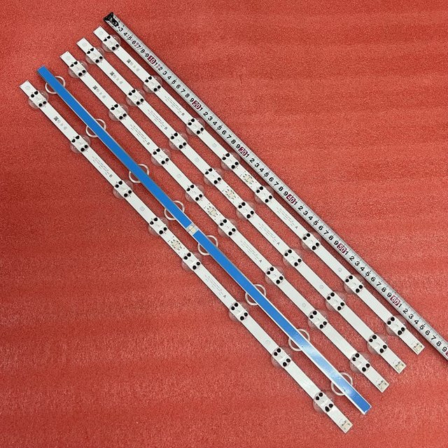 5er Set LED Backlight Strips für TV Modelle 60UM7100PLB 60UN71006LB 60UM71007LB 60UM7270 60UU640C NC600DQE-VSHP7 60UM7270PSA 60UM71 in Weiß - Bild 1