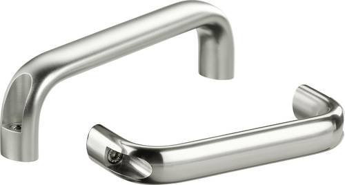 Rohde Gehäuse-Griff EO-26.F180.38 aus Edelstahl in Silber, gebürstet, L: 19,7 cm, B: 2,6 cm, H: 5,5 cm - Bild 1