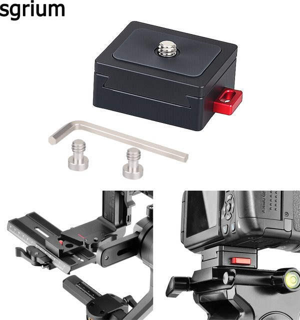 sgrium DSLR-Kamera-Entriegelung Klemmschalter-Set für Käfig, Stabilisator und Stativ in Schwarz - Bild 1