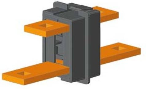 Siemens Anschlussterminal 8PQ5000-0BA72 aus Kunststoff in Schwarz, L x B x H: 13,4 x 6,0 x 4,0 cm - Bild 1