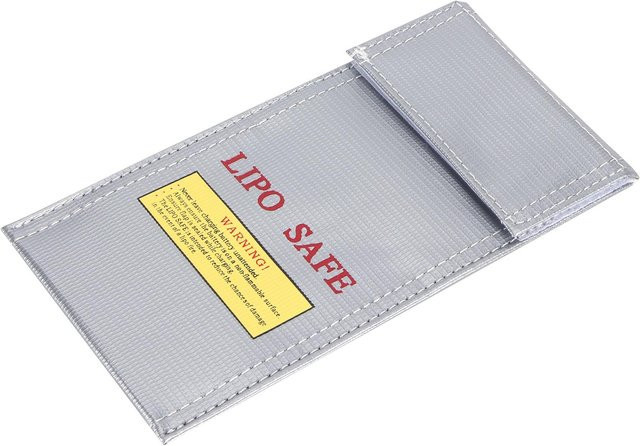mfySpace Lithium-Ionen-Akku Sicherheitstasche Feuerfest und Explosionsgeschützt in Weiß, B: 20 cm, H: 10 cm - Bild 1