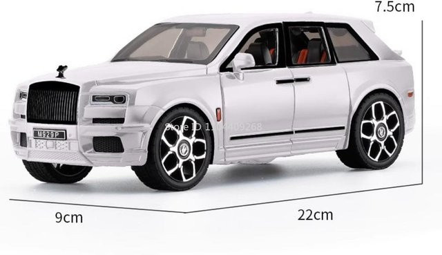 Linyi toy car Rolls Royce Cullinan Ae86 Automodell, 1:20, Musik und Licht, ab 14 Jahren - Bild 1
