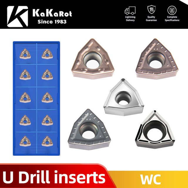 KaKarot Hartmetall Wendeschneidplatten WCMT für CNC-Drehwerkzeuge in Silber - Bild 1