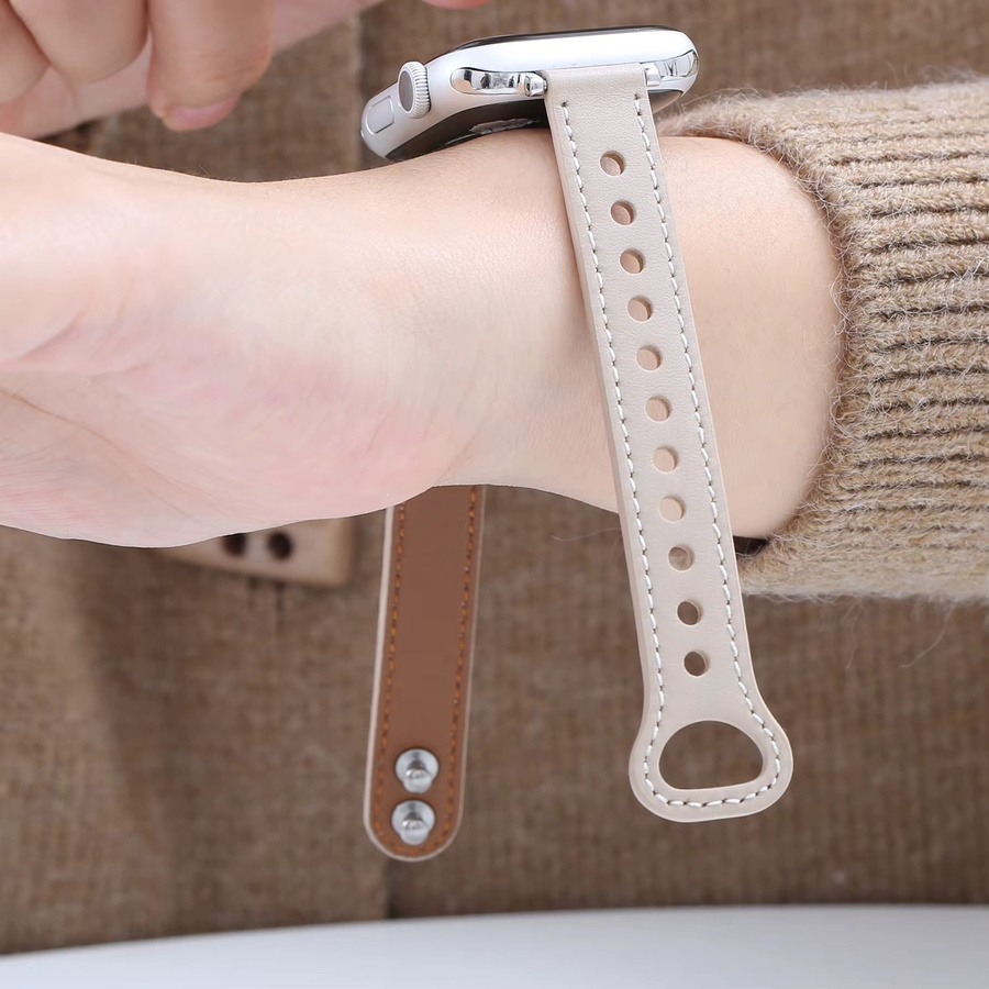 RWBANDS Uhrenarmband PU-Leder, Weiß, Damen - Bild 4