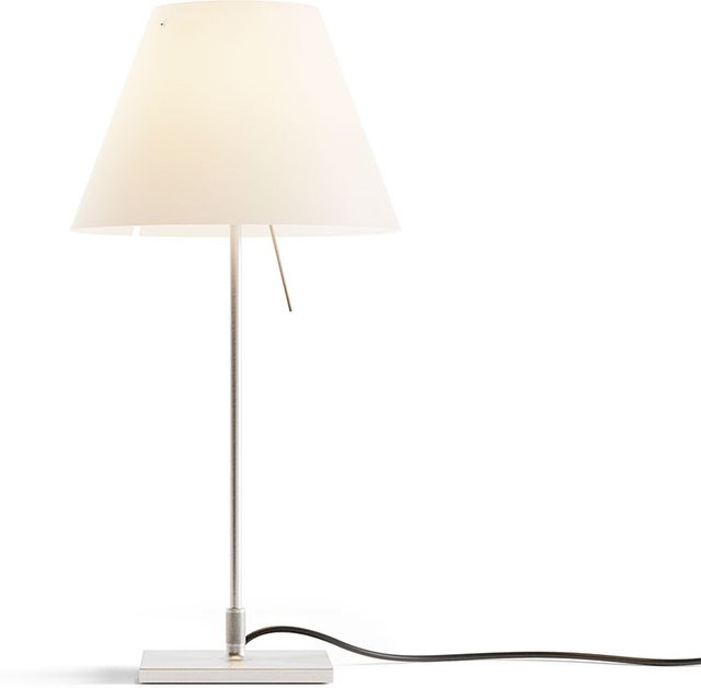 Luceplan Costanzina D13pic LED Tischleuchte in Weiß und Silber - Bild 1